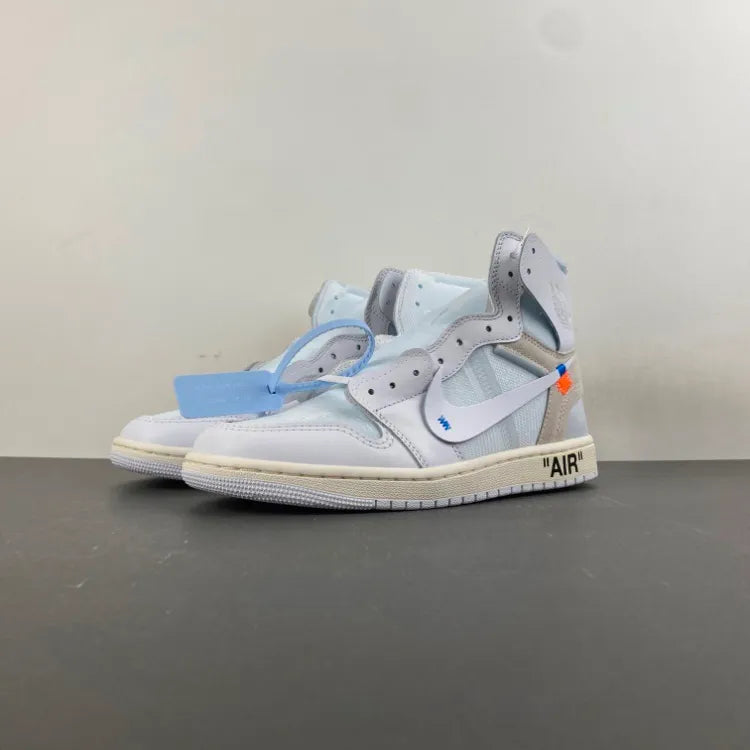 Virgil Abloh Archive x AJ 1 High OG 'Alaska' Shoes Sneakers – nk0004931 image 3