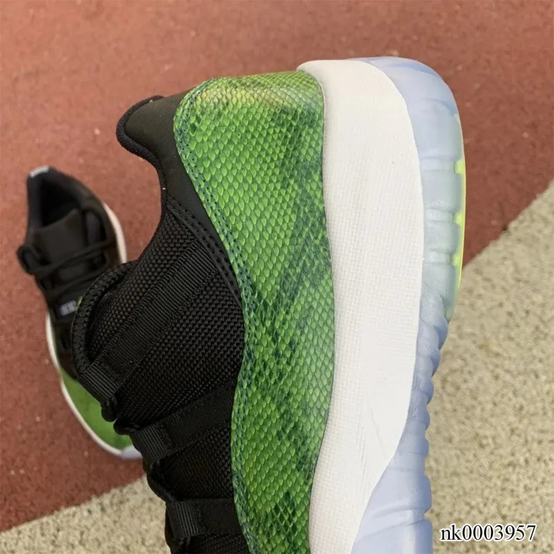 AJ 11 Low Green Snakeskin Shoes Sneakers - nk0003957 image 9