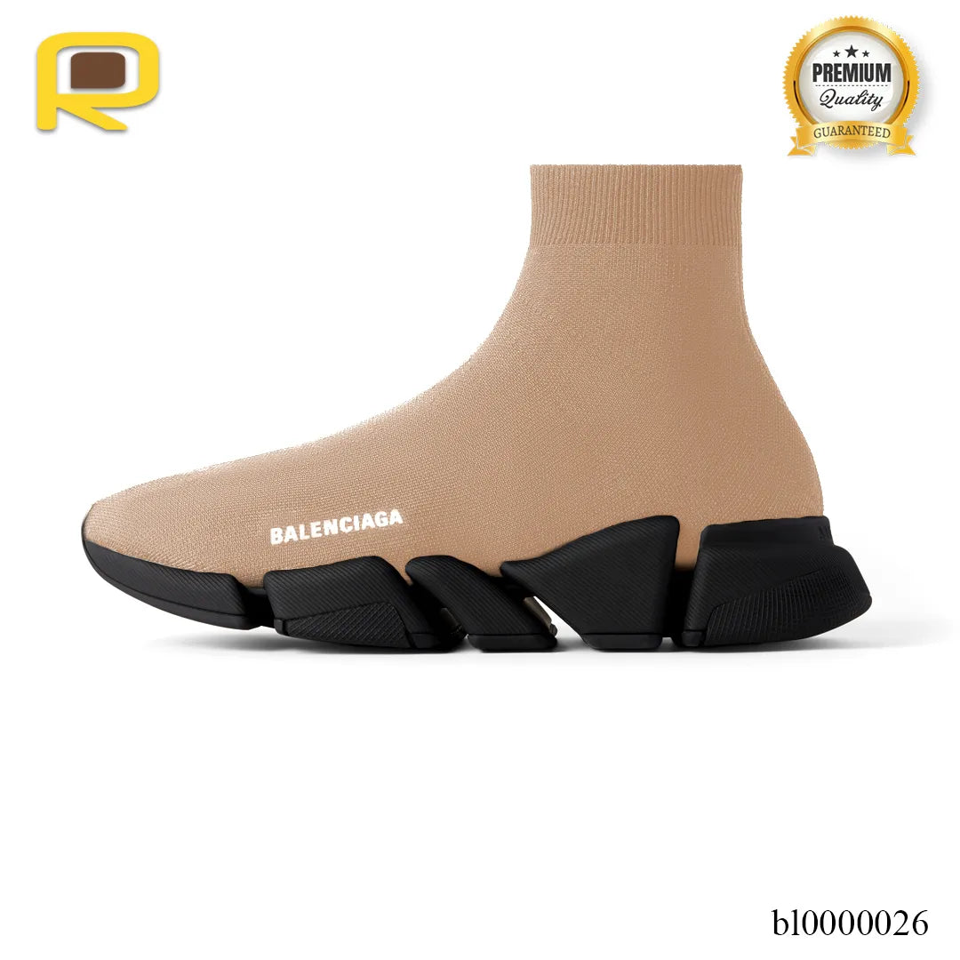 BLCG Speed 2.0 Recycled Knit Beige Black Shoes Sneakers - bl0000026 image 1
