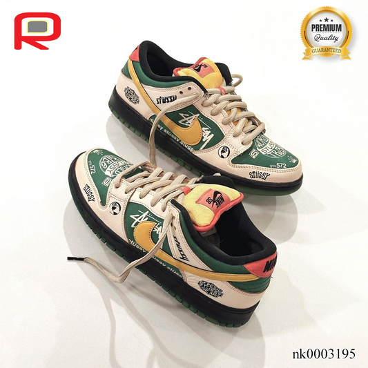 SB Dunk Drawing Stussy Car Speedway Custom Shoes Sneakers - nk0003195 image 2