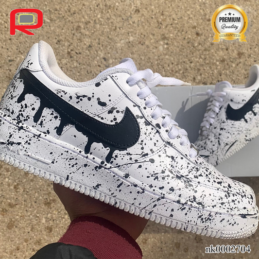 AF 1 Splatter Drip Custom Shoes Sneakers - nk0002704 image 2