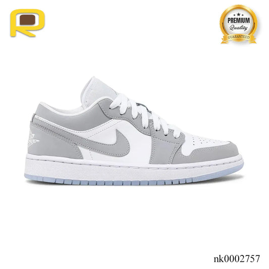 AJ 1 Low White Wolf Grey Shoes Sneakers - nk0002757 image 0