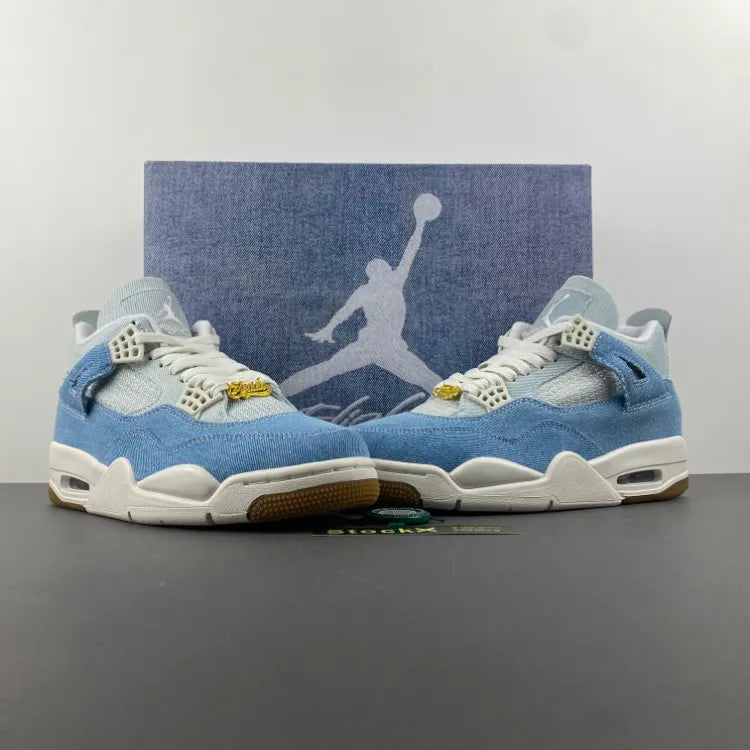 AJ 4 Denim Worn Blue Shoes Sneakers – nk0004418 image 9