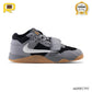 Travis Scott x Jumpman Jack Grey Black Gum Shoes Sneakers – nk0003395 image 0