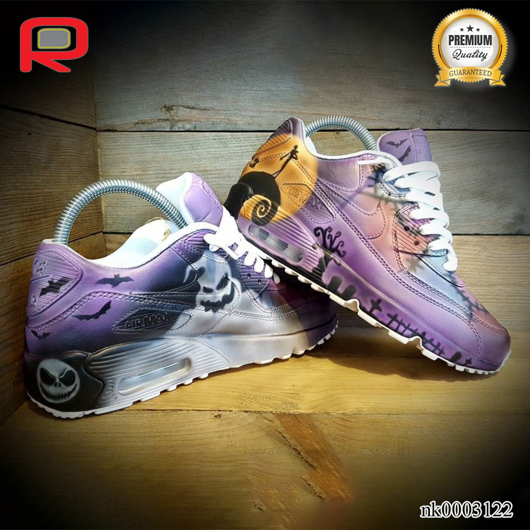 AM 90 Nightmare Before Christmas 2 Custom Shoes Sneakers - nk0003122 image 2
