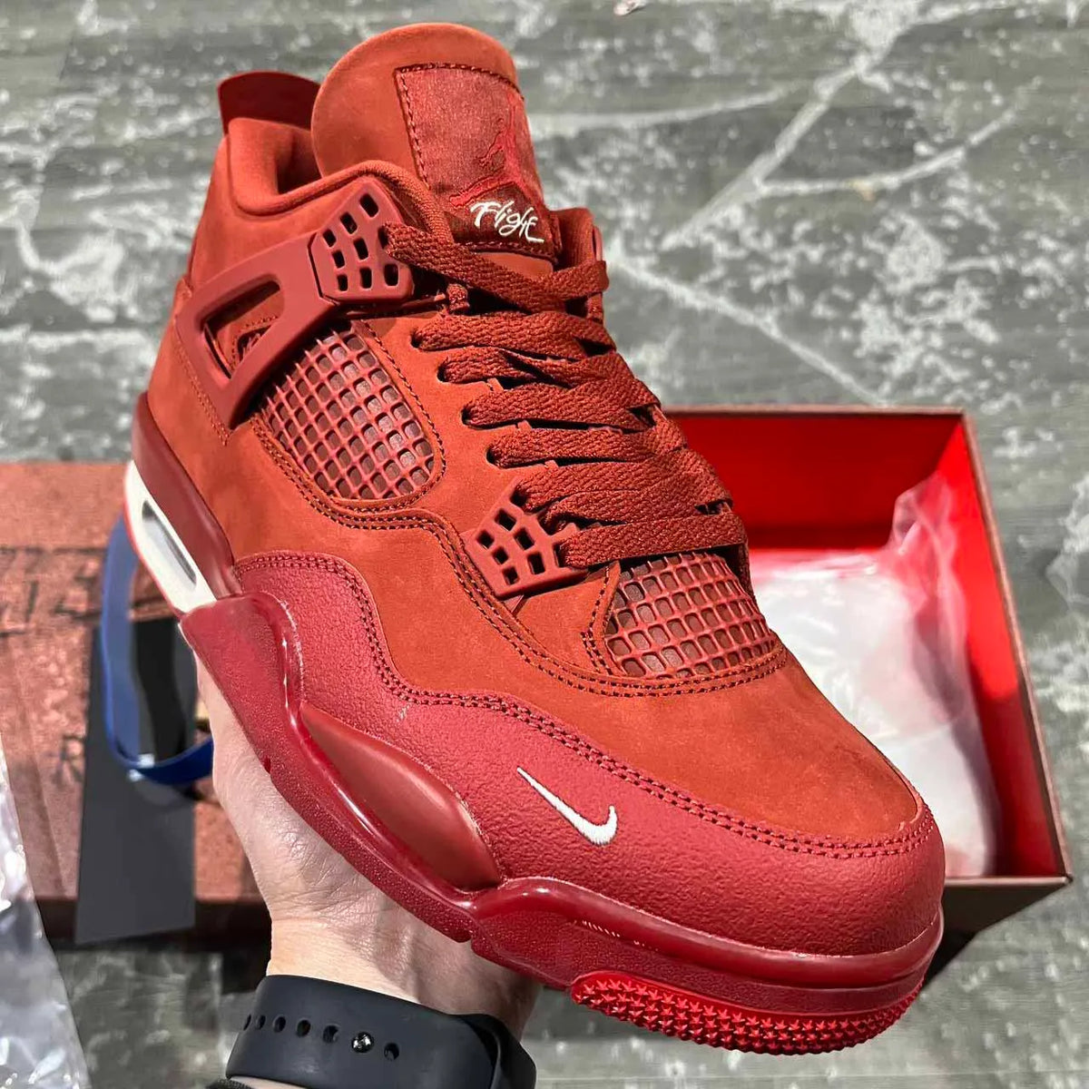 Nigel Sylvester x AJ 4 Brick by Brick Shoes Sneakers - nk0004308 image 7