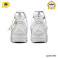 AJ 4 NET White Shoes Sneakers - nk0003908 image 4