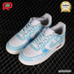 AF 1 Low White Blue Flowers Custom Shoes Sneakers - nk0002984 image 2