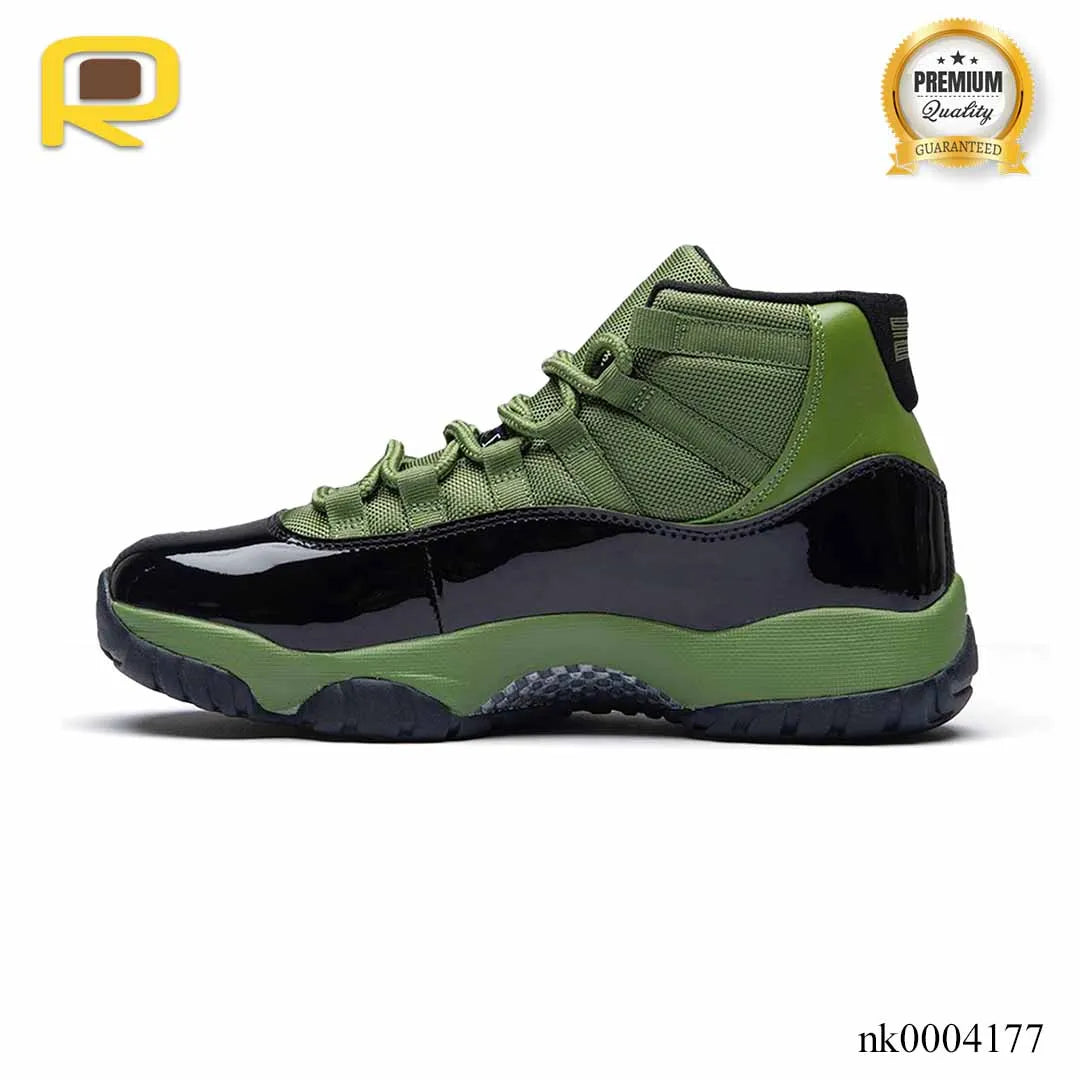 AJ 11 Retro Olive and Black Shoes Sneakers - nk0004177 image 1