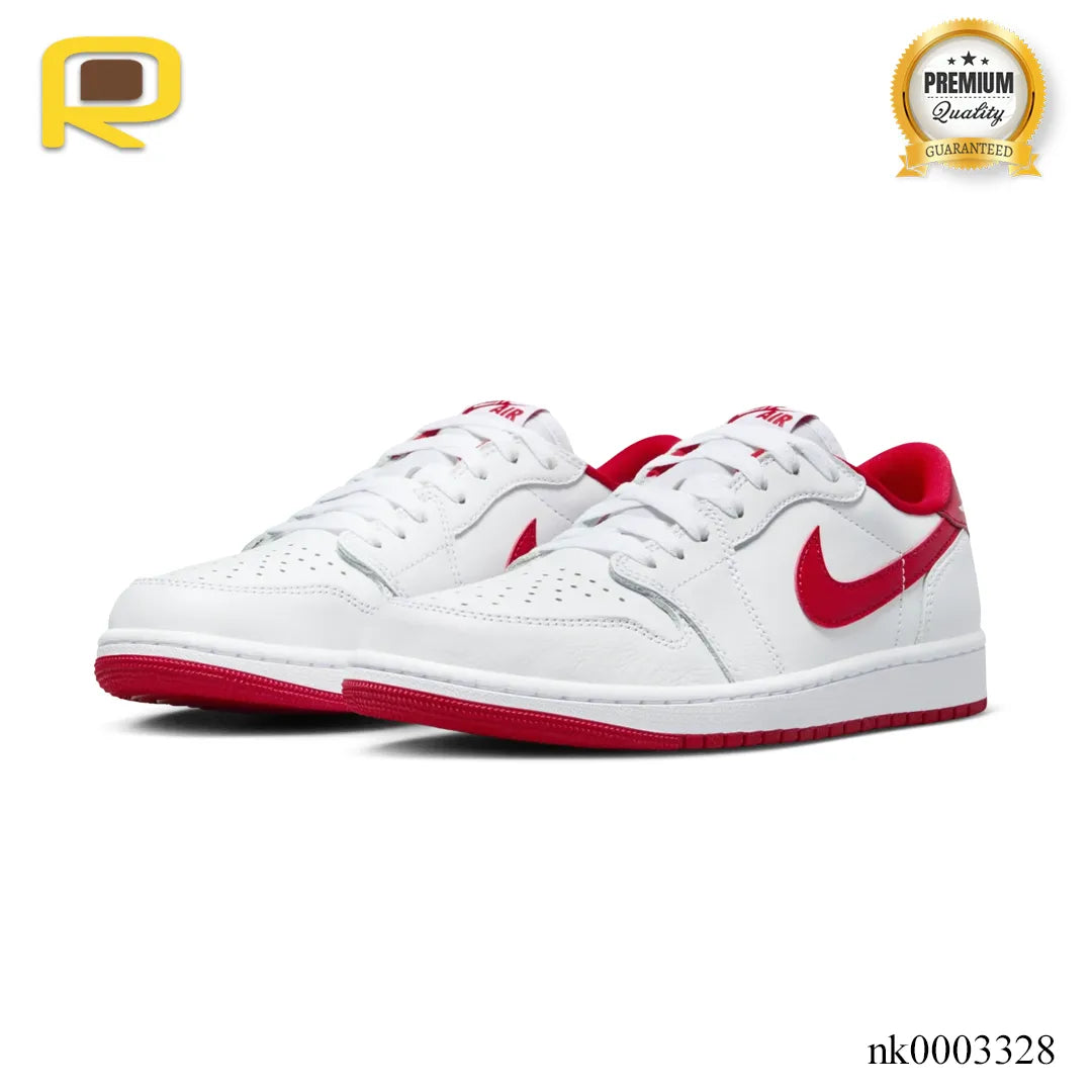 AJ 1 Low OG University Red Shoes Sneakers - nk0003328 image 2