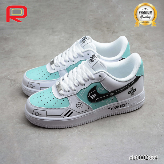 AF 1 07 PS5 Buttons White Green Black Custom Shoes Sneakers - nk0002994 image 2