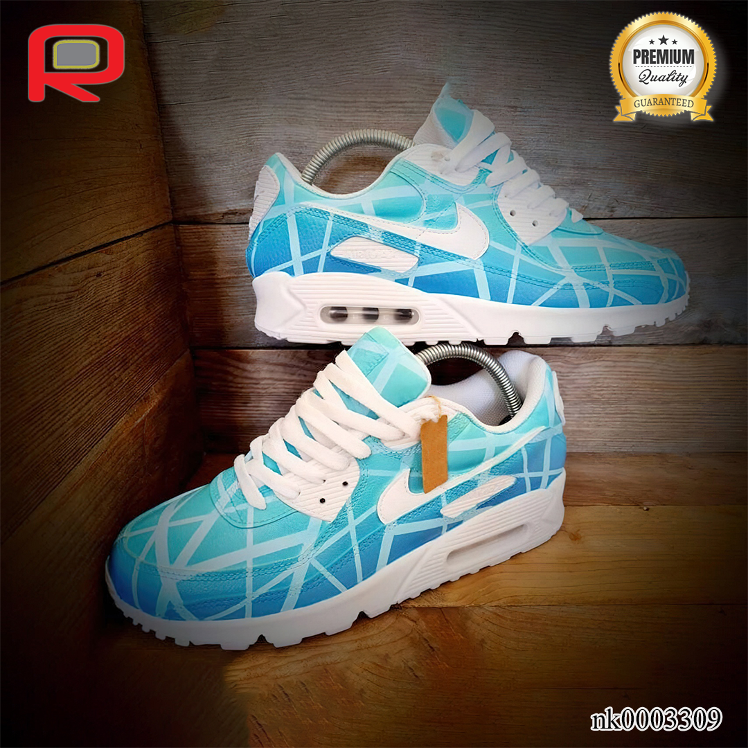AM 90 Enigma Custom Shoes Sneakers - nk0003309 image 1