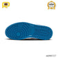 AJ 1 Low SE Black Industrial Blue Shoes Sneakers - nk0003327 image 5