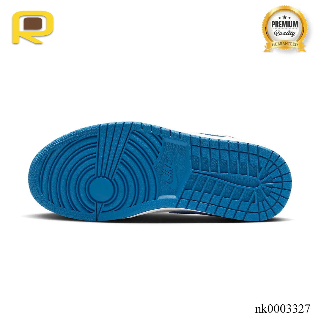 AJ 1 Low SE Black Industrial Blue Shoes Sneakers - nk0003327 image 5