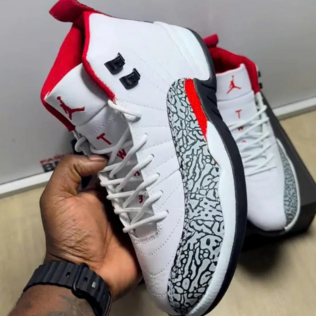 AJ 12 Elephant Print Shoes Sneakers - nk0004639 image 4