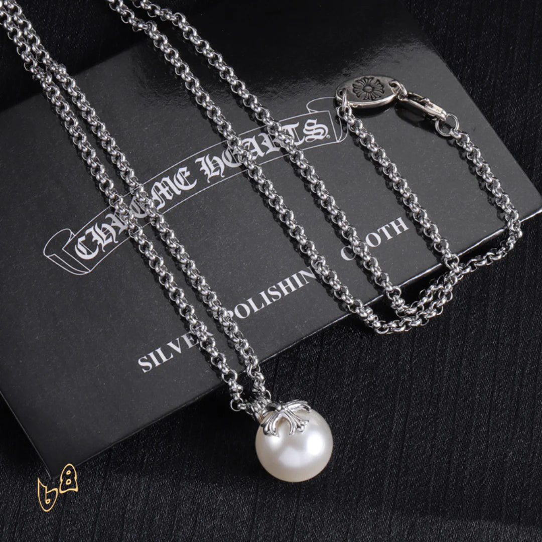 CH Pearl Pendant Necklace - CH0045 image 0