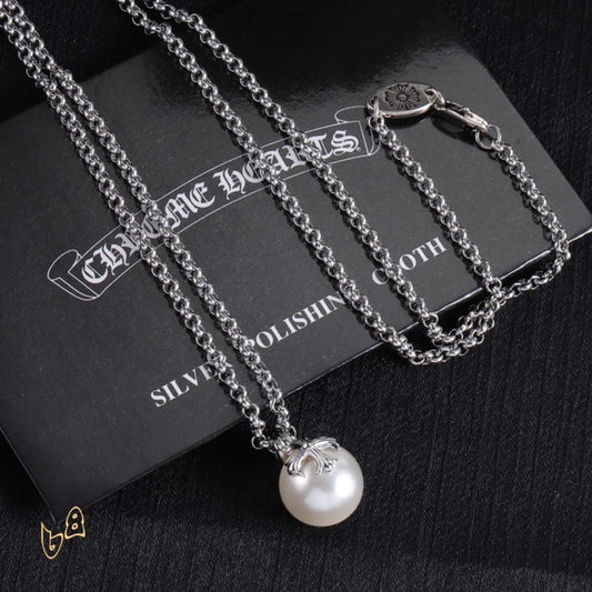 CH Pearl Pendant Necklace - CH0045 image 0