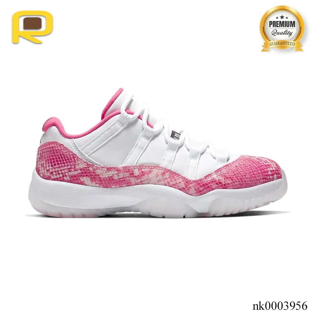 AJ 11 Low Pink Snakeskin Shoes Sneakers - nk0003956 image 0