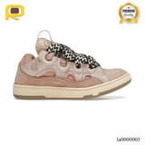 Lanvin Leather Curb Pink Shoes Sneakers - la0000005 image 0