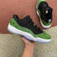 AJ 11 Low Green Snakeskin Shoes Sneakers - nk0003957 image 5