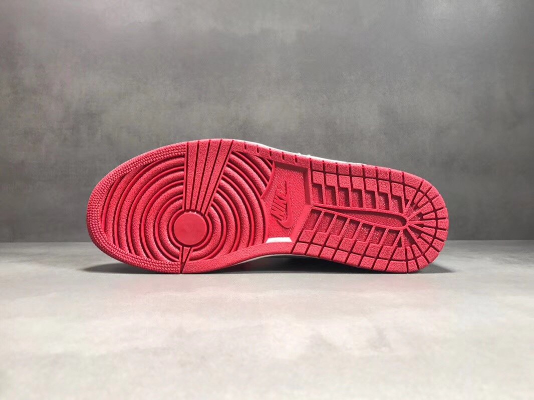 OW x AJ 1 High Chicago Shoes Sneakers – nk000011 image 7