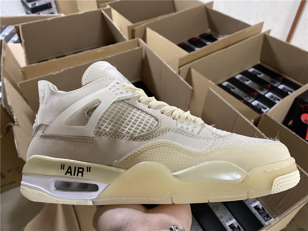 AJ 4 Retro ow Sail Shoes Sneakers - nk0001339 image 14