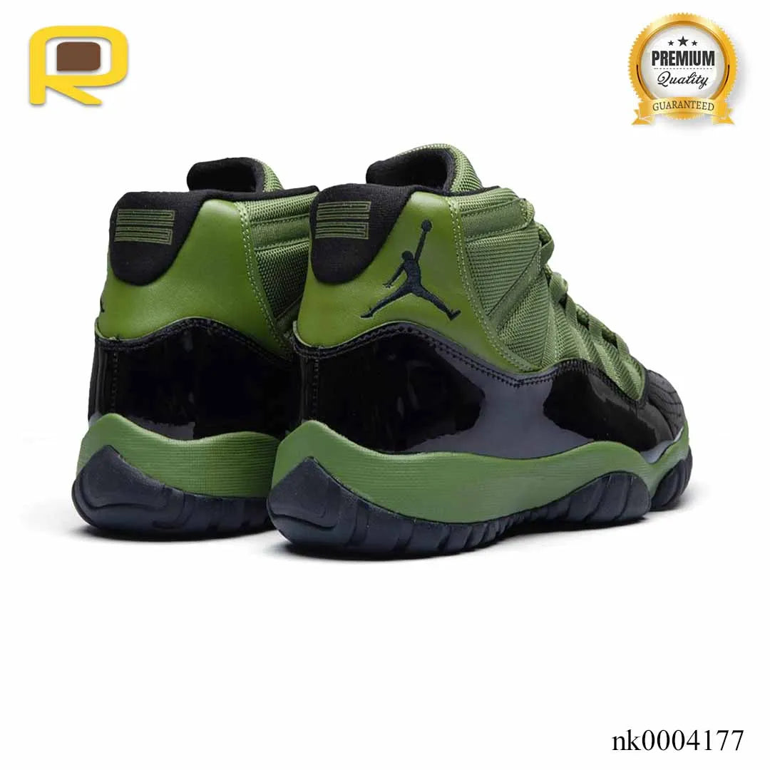 AJ 11 Retro Olive and Black Shoes Sneakers - nk0004177 image 3