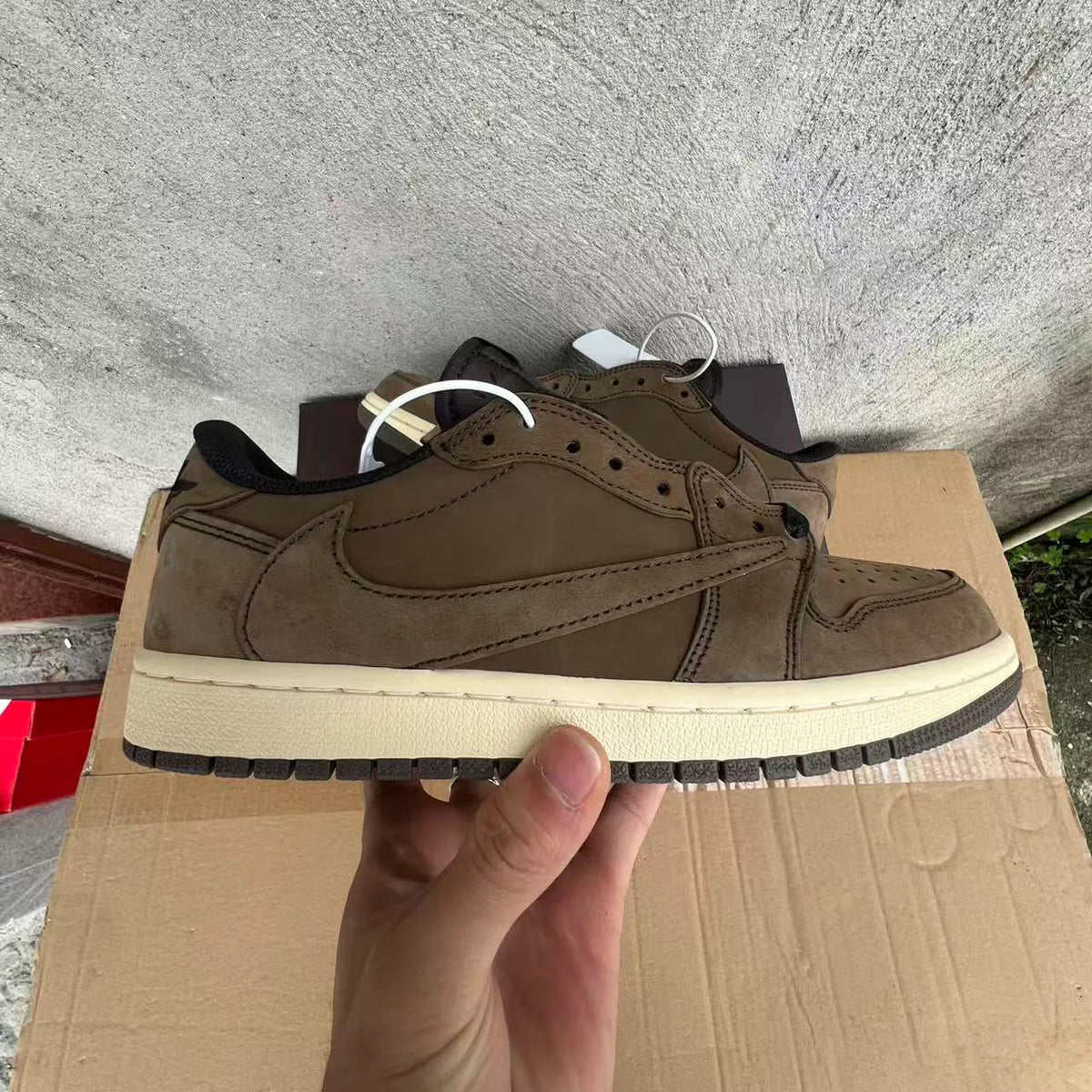 Travis Scott's AJ 1 Low "Mocha" Shoes Sneakers - nk0005241 image 5