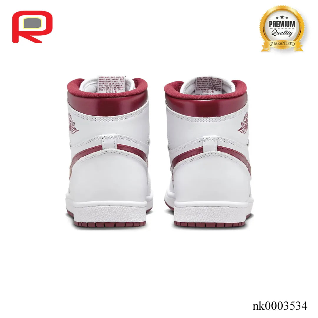 AJ 1 High 85 Metallic Burgundy Shoes Sneakers - nk0003534 image 4