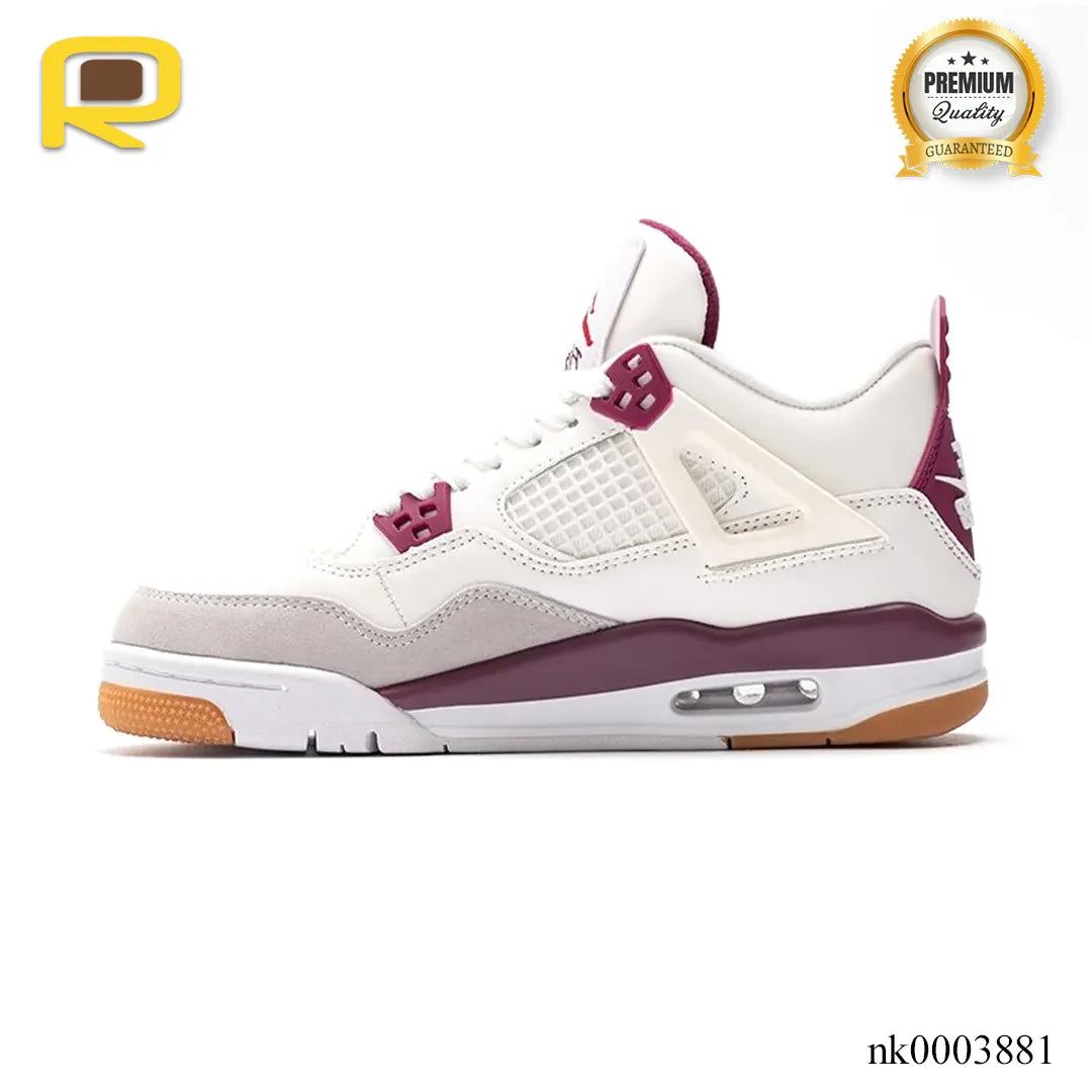 AJ 4 SB Sapphire White Purple Shoes Sneakers – nk0003881 image 1