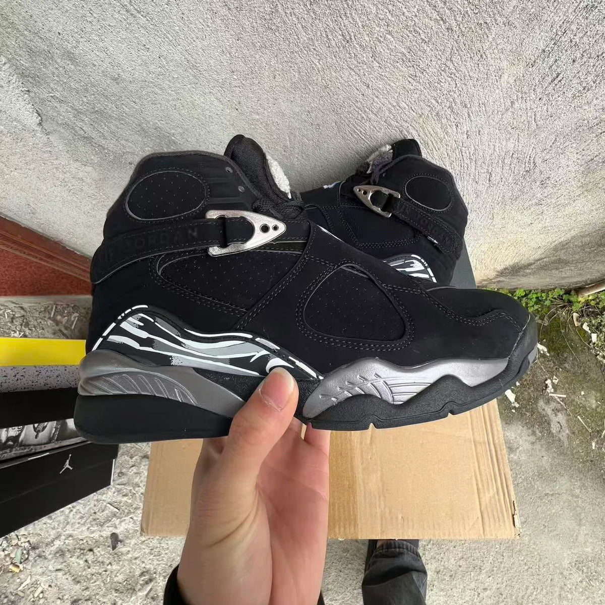 AJ 8 Chrome Shoes Sneakers – nk0004038 image 5