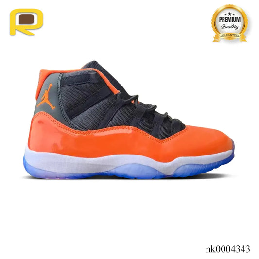 AJ 11 Orange Black Shoes Sneakers - nk0004343 image 0