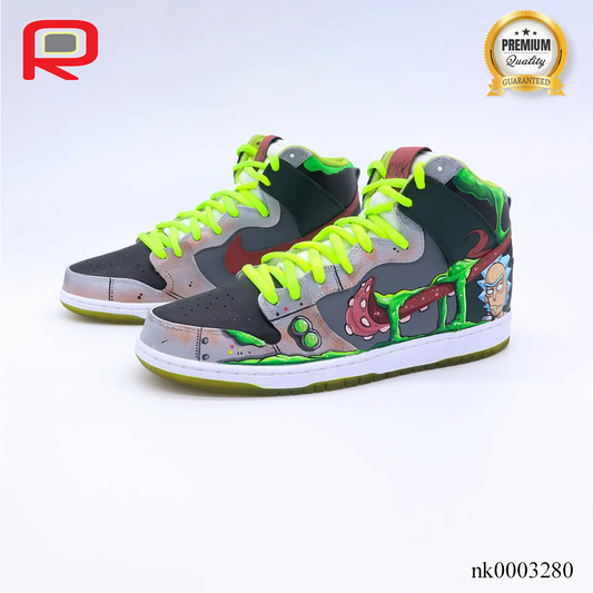 SB Dunk High Rick&Morty Custom Shoes Sneakers - nk0003280 image 2