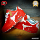 AM 90 Classic Drip-Red Custom Shoes Sneakers - nk0003297 image 3