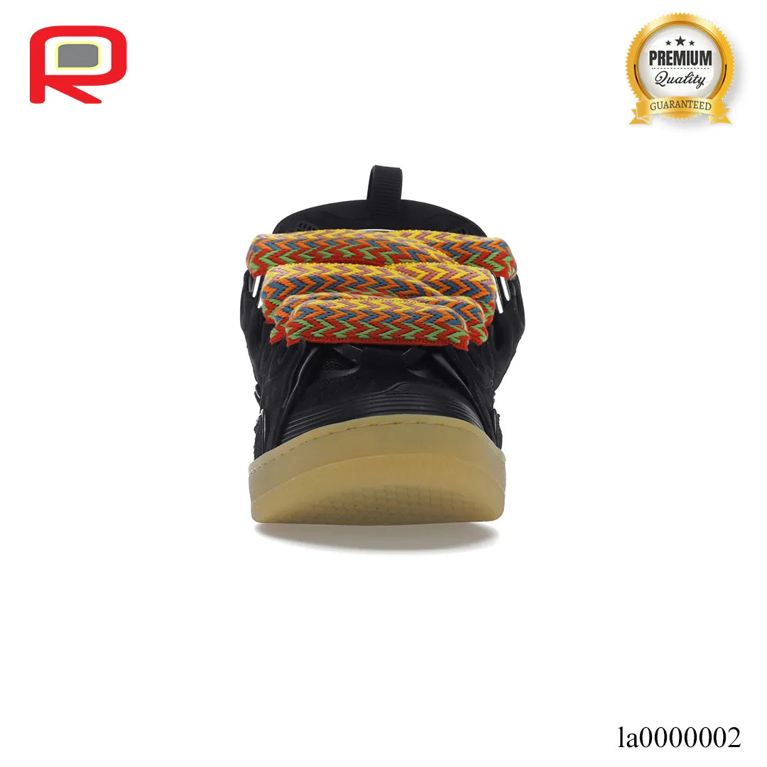 Lanvin Leather Curb Black Shoes Sneakers - la0000002 image 2