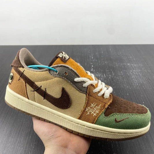 Zion Williamson x AJ 1 Low OG Voodoo Shoes Sneakers – nk0002534 image 2