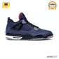 AJ 4 Retro Winterized Loyal Blue Shoes Sneakers - nk0002337 image 0