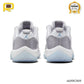 AJ 11 Low Cement Grey Shoes Sneakers - nk0002608 image 4