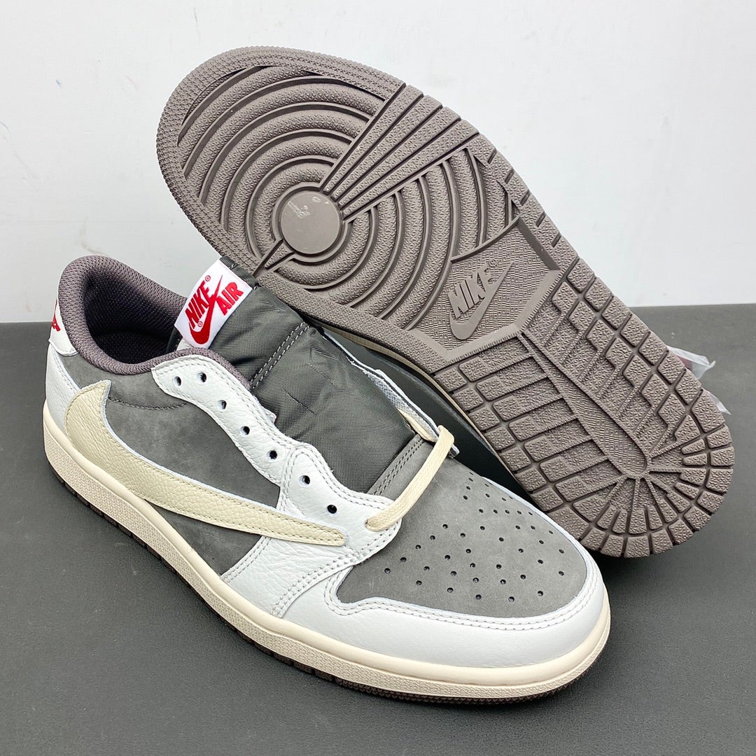 Travis Scott x AJ 1 Low OG Reverse Mocha Shoes Sneakers - nk0001819 image 10