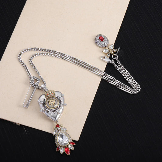 McQueen Silver Brass Necklace - MCQ0002 image 0