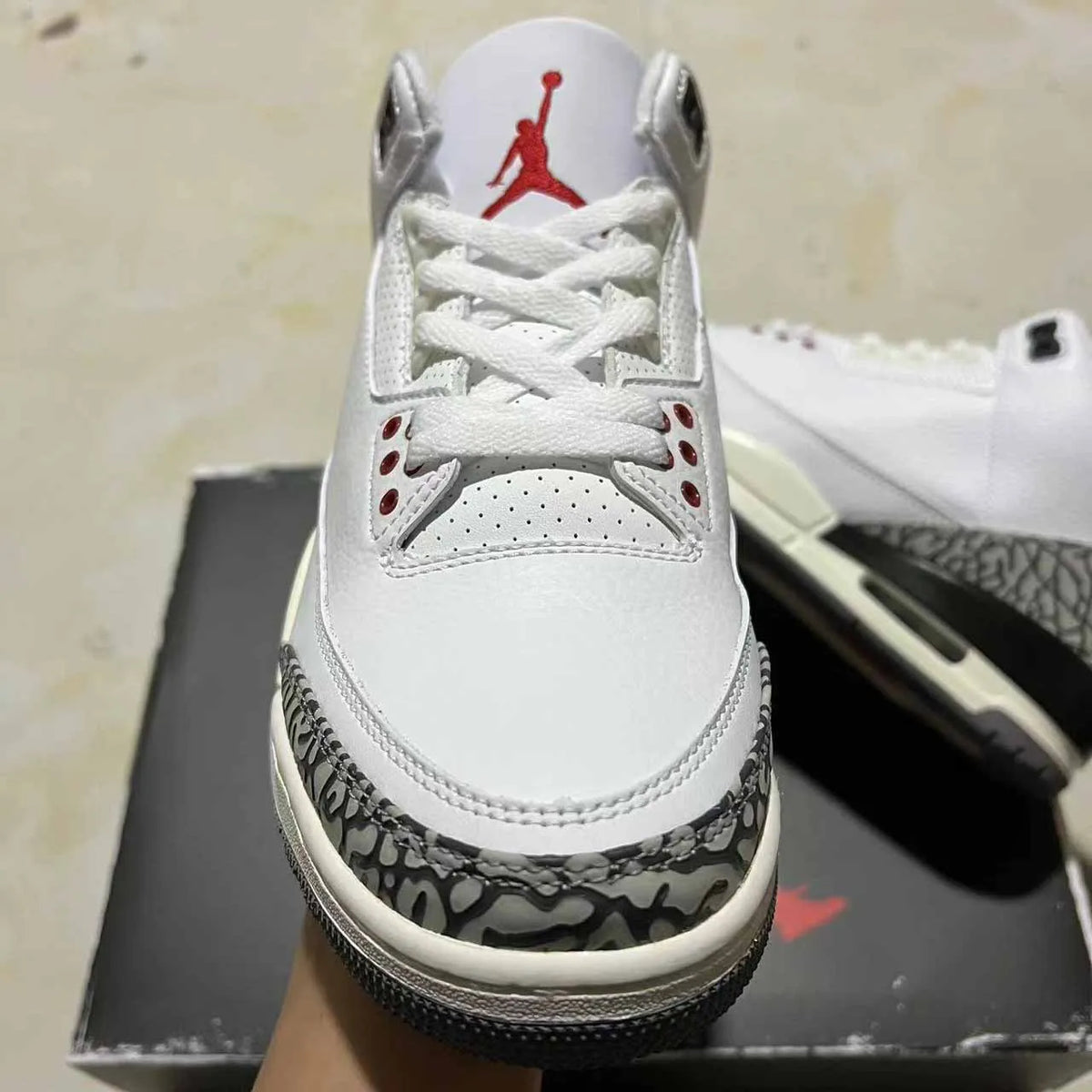 AJ 3 Retro White Cement Reimagined Shoes Sneakers - nk0002616 image 8