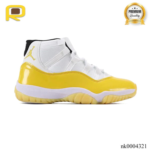 AJ 11 White Yellow Shoes Sneakers - nk0004321 image 0
