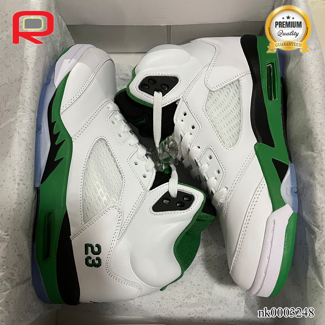 AJ 5 Lucky Green Shoes Sneakers - nk0003248 image 5