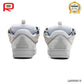 Lanvin Leather Curb Light Grey Blue Shoes Sneakers - la0000010 image 3