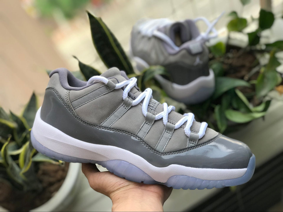 AJ 11 Low Cool Grey Shoes Sneakers - nk0000617 image 4