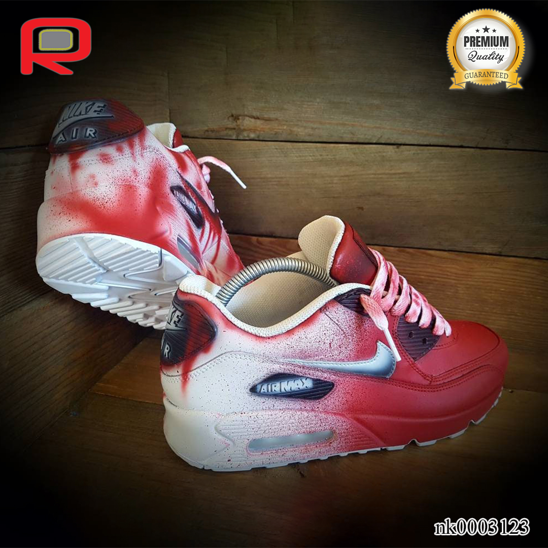 AM 90 Blood Stained Custom Shoes Sneakers - nk0003123 image 4