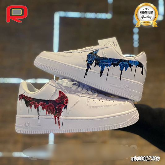 AF 1 Rose Drip Custom Shoes Sneakers - nk0002709 image 0