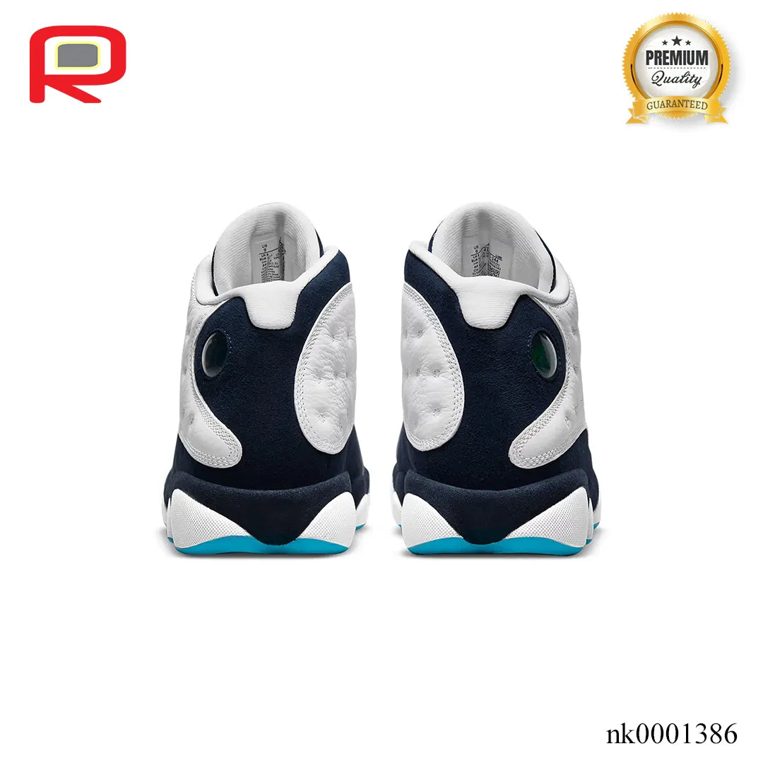 AJ 13 Retro White Obsidian Powder Blue Shoes Sneakers - nk0001386 image 4