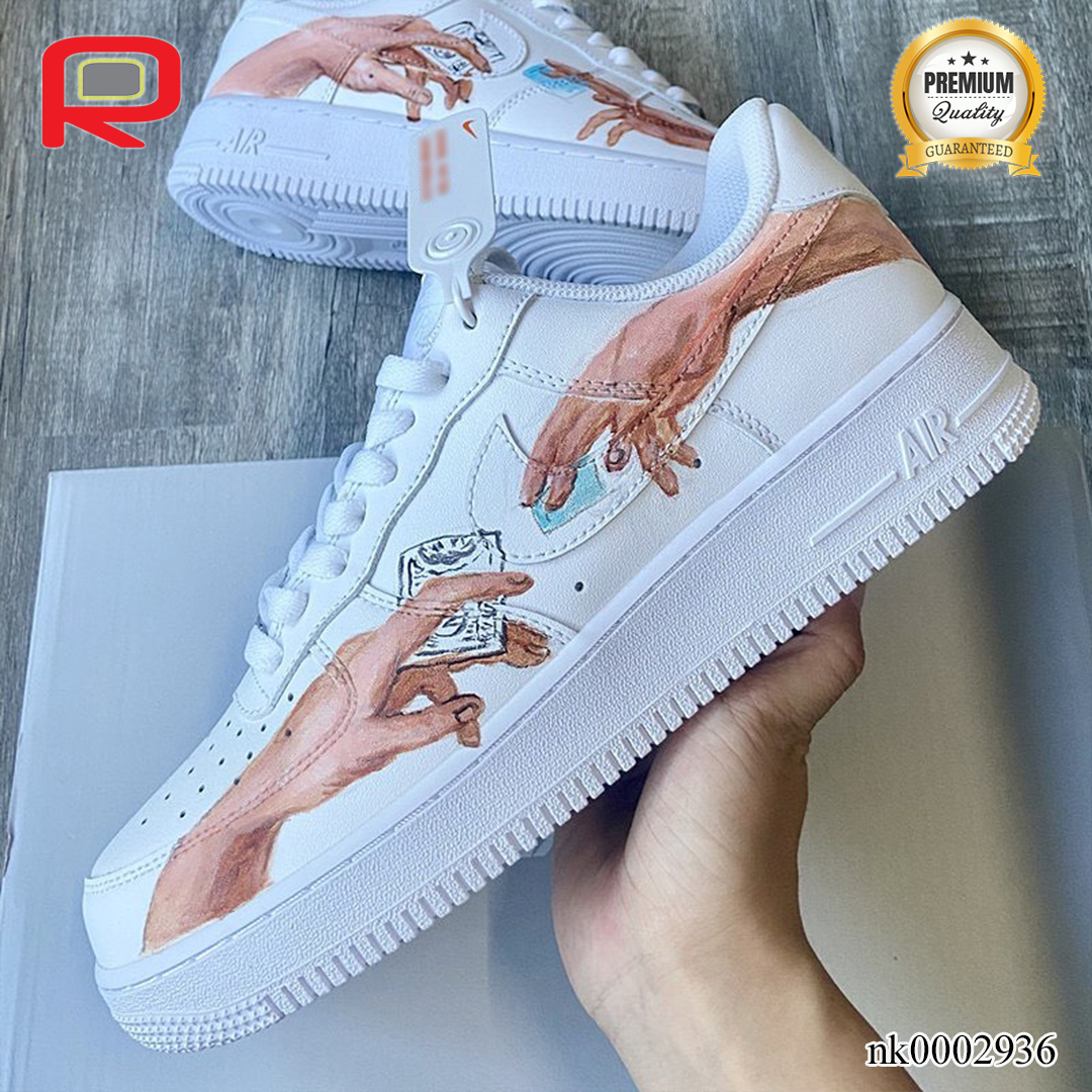 AF 1 Double Hand Custom Shoes Sneakers - nk0002936 image 3
