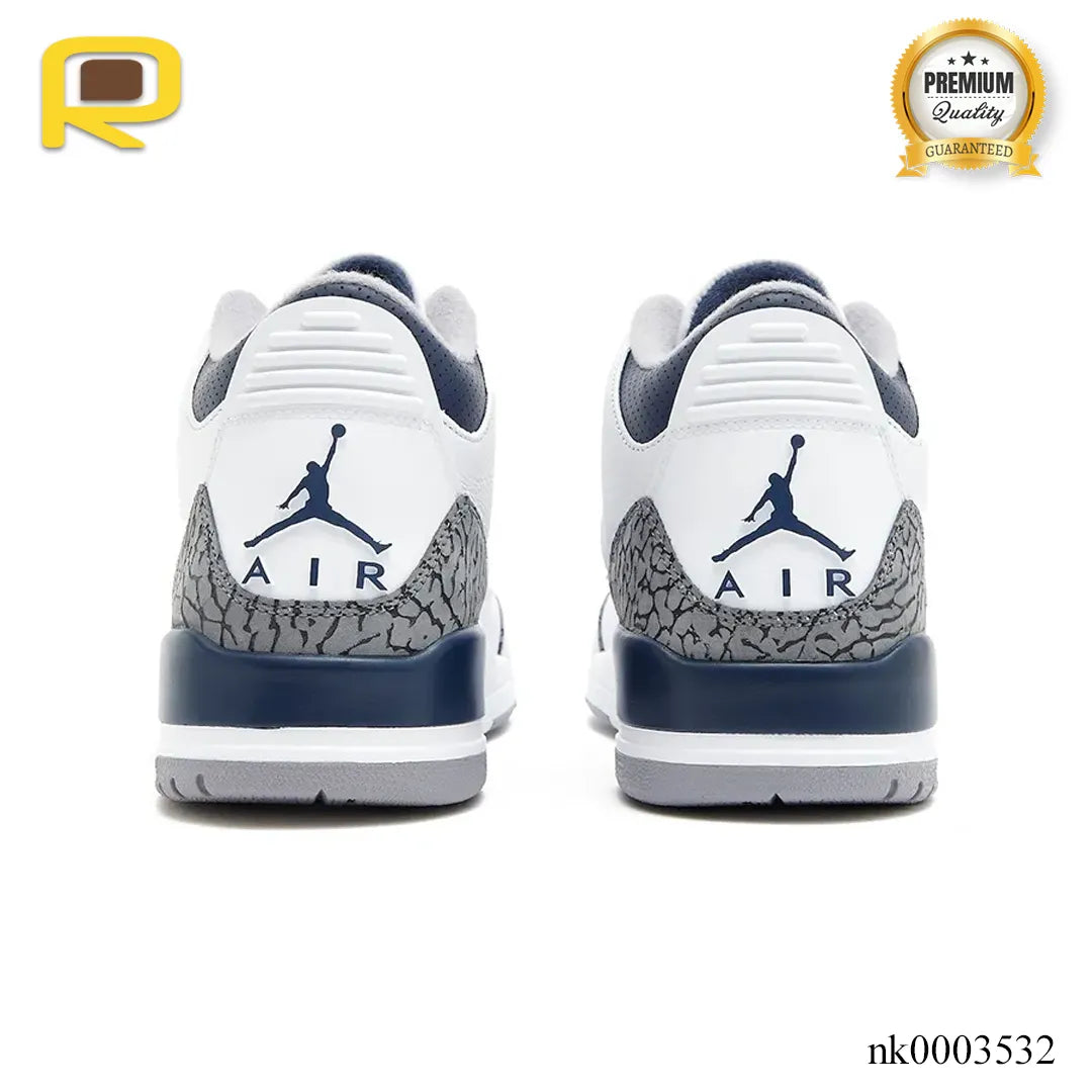 AJ 3 Midnight Navy Shoes Sneakers - nk0003532 image 3